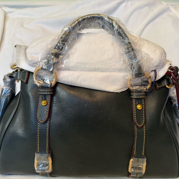 Dooney & Bourke Large Satchel - Teal - New With Tags - Picture 1 of 6